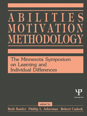 cover image of Abilities, Motivation and Methodology